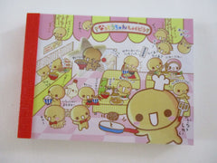 Cute Kawaii Crux Natto Chan Mini Notepad / Memo Pad - A - Stationery Designer Paper Collection Rare