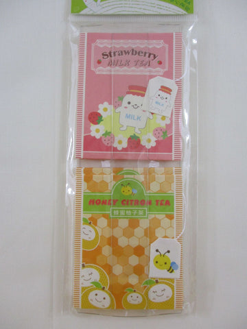 Cute Kawaii Tea Bag Style Mini Notecards - Stationery Designer Paper Collection Rare