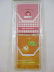 Cute Kawaii Tea Bag Style Mini Notecards - Stationery Designer Paper Collection Rare