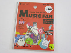 Cute Kawaii MW Hobby Time Flake Stickers Sack - Music Fan Band - for Journal Agenda Planner Scrapbooking Craft