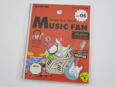 Cute Kawaii MW Hobby Time Flake Stickers Sack - Music Fan Band - for Journal Agenda Planner Scrapbooking Craft