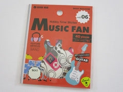 Cute Kawaii MW Hobby Time Flake Stickers Sack - Music Fan Band - for Journal Agenda Planner Scrapbooking Craft