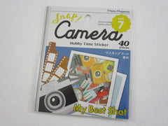 Cute Kawaii MW Hobby Time Flake Stickers Sack - Camera Photography - for Journal Agenda Planner Scrapbooking Craft