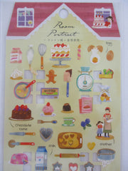 Cute Kawaii Kamio Room Portrait Series Sticker Sheet - Kitchen Cooking Baking - for Journal Planner Craft Agenda Organizer Scrapbook