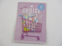 Cute Kawaii Crux Choice Mart Shopping Cart Stickers Flake Sack - Laundry Soap Clean Bath