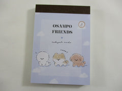 Cute Kawaii Crux Dog Puppies Mini Notepad / Memo Pad - Stationery Design Writing Collection