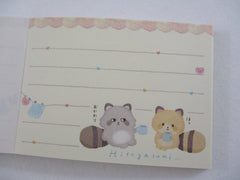 Cute Kawaii San-X Kokoro Araiguma Raccoon Mini Notepad / Memo Pad - D - 2020