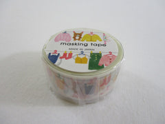 Cute Kawaii Mind Wave Washi / Masking Deco Tape - Outfit Clothings Dress Tops - for Scrapbooking Journal Planner Craft