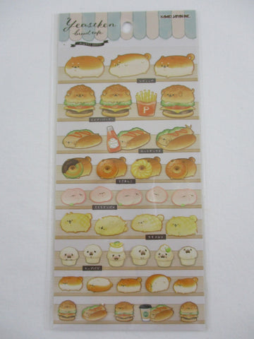 Cute Kawaii Kamio Bakery Bread Cafe Sticker Sheet - for Journal Planner Craft