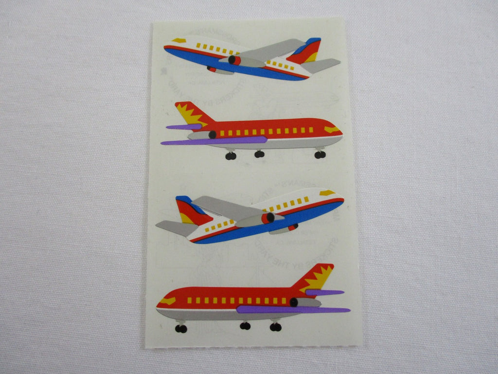 Mrs Grossman Airplanes Sticker Sheet / Module - Vintage & Collectible 1997