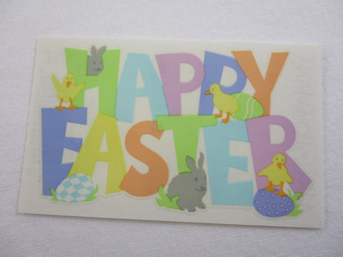 Mrs Grossman Happy Easter Sticker Sheet / Module - Vintage & Collectible 2006