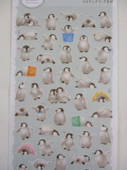 Cute Kawaii MW Animaru  Seal Series - B - Penguin Sticker Sheet - for Journal Planner Craft