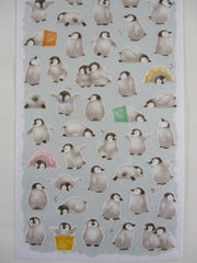 Cute Kawaii MW Animaru  Seal Series - B - Penguin Sticker Sheet - for Journal Planner Craft