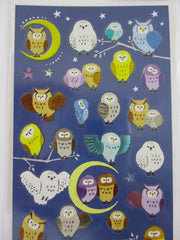 Cute Kawaii MW Birds Owl Sticker Sheet - for Journal Planner Craft Organizer Scrapbook Notebook