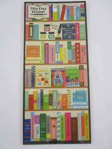 Cute Kawaii MW Display This Play Series - Book Store Library Sticker Sheet - for Journal Planner Craft