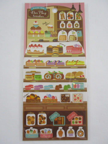Cute Kawaii MW Display This Play Series - Sweets Shop Confectionery Pastry Sticker Sheet - for Journal Planner Craft