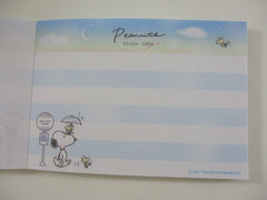 Cute Kawaii Peanuts Snoopy Mini Notepad / Memo Pad Kamio - Q Rainy Day - Stationery Designer Paper Collection