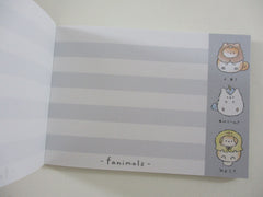 Cute Kawaii Crux Animals Fanimals Penguin Hamster Shark Dog Mini Notepad / Memo Pad - Stationery Designer Paper Collection