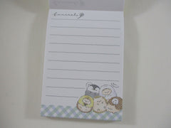 Cute Kawaii Crux Animals Fanimals Penguin Hedgehog Mini Notepad / Memo Pad - Stationery Designer Paper Collection