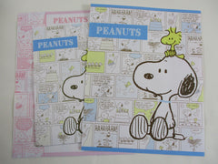 Cute Kawaii Peanuts Snoopy Letter Set - Stationery Writing Paper Penpal Collectible