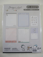 Cute Kawaii Snoopy Closet Letter Set Pack - Stationery Writing Paper Penpal Collectible