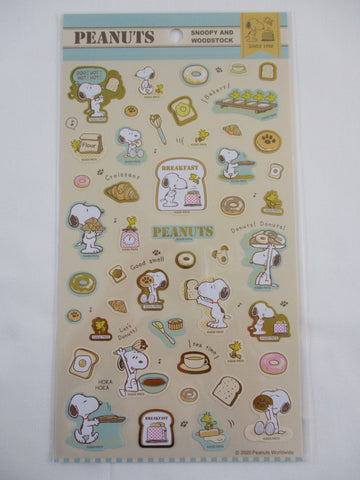 Cute Kawaii Peanuts Snoopy Large Sticker Sheet - for Journal Planner Craft