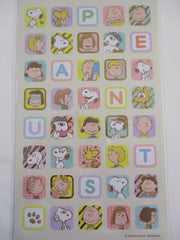 Cute Kawaii Kamio Peanuts Snoopy Woof Smack Sticker Sheet - for Journal Planner Craft