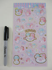 Cute Kawaii Sanrio Little Twin Stars Large Sticker Sheet - for Journal Planner Craft