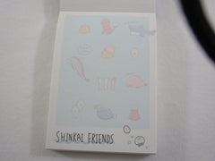 Cute Kawaii Q-Lia Fish Sea Animals Ocean Beach Mini Notepad / Memo Pad - Stationery Design Writing Collection