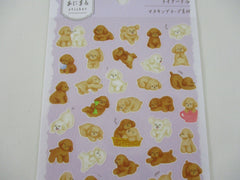 Cute Kawaii MW Animaru  Seal Series - G - Dog Puppies Sticker Sheet - for Journal Planner Craft
