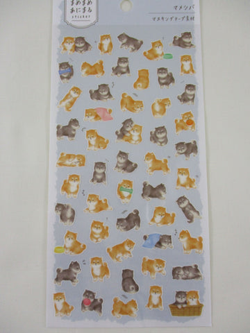 Cute Kawaii MW Animaru  Seal Series - L - Dog Puppies Sticker Sheet - for Journal Planner Craft