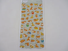 Cute Kawaii MW Animaru  Seal Series - M - Fox Sticker Sheet - for Journal Planner Craft