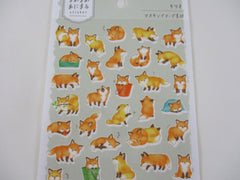 Cute Kawaii MW Animaru  Seal Series - M - Fox Sticker Sheet - for Journal Planner Craft
