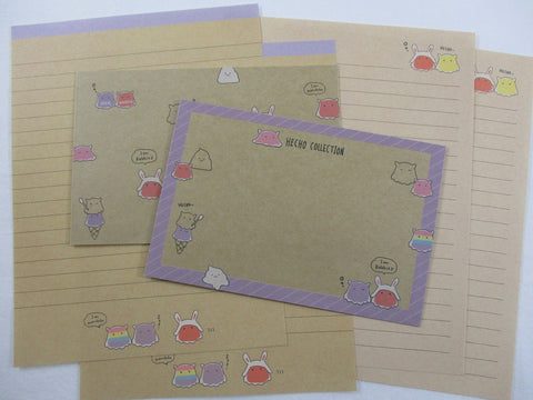 Cute Kawaii Q-Lia Hecho Collection Letter Sets - Writing Paper Envelope Stationery