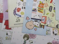 Cute Kawaii  Peanuts Snoopy Letter Paper + Envelope Theme Set