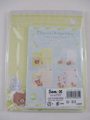 Cute Kawaii San-X Chairoikoguma Rilakkuma and Hamster Letter Set Pack - B 2022 - Stationery Writing Paper Envelope Penpal