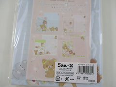 Cute Kawaii San-X Chairoikoguma Rilakkuma and Hamster Letter Set Pack - A 2022 - Stationery Writing Paper Envelope Penpal