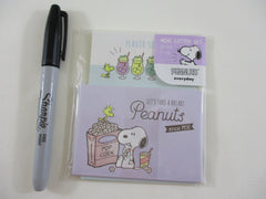 Peanuts Snoopy MINI Letter Set Pack - Stationery Writing Note Paper Envelope