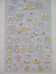 Cute Kawaii San-X CorocorocoroNya Cat Bunny Sticker Sheet 2022 - A - for Planner Journal Scrapbook Craft