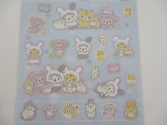 Cute Kawaii San-X CorocorocoroNya Cat Bunny Sticker Sheet 2022 - A - for Planner Journal Scrapbook Craft