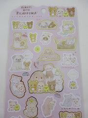 Cute Kawaii San-X Rilakkuma Bear Always with Sticker Sheet 2022 - A - for Planner Journal Scrapbook Craft