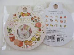 Cute Kawaii BGM Flake Stickers Sack - Autumn Beautiful Fall Orange Sweet Leaves Flower - for Journal Agenda Planner Scrapbooking Craft