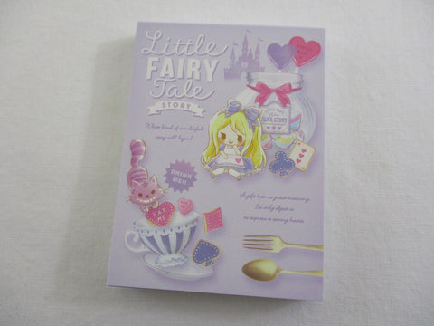 Cute Kawaii Q-Lia Little Fairy Tale Alice Mini Notepad / Memo Pad - L - Stationery Design Writing