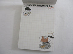 Cute Kawaii Q-Lia My Fashion Plan Girl Party Bubble Tea Mini Notepad / Memo Pad - Stationery Design Writing Collection