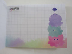 Cute Kawaii Crux Octopus Takodayo Mini Notepad / Memo Pad - Stationery Designer Paper Collection