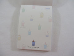 Cute Kawaii Kamio Bubble Tea Boba Tapioca Drink Mini Notepad / Memo Pad - Stationery Designer Writing Paper Collection