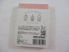 Cute Kawaii Kamio Bubble Tea Boba Tapioca Drink Mini Notepad / Memo Pad - Stationery Designer Writing Paper Collection