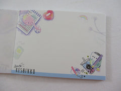Cute Kawaii Crux Keshikko Stationery Bubble Tea Hedgehog Penguin Seal Mini Notepad / Memo Pad - B - Stationery Designer Paper Collection