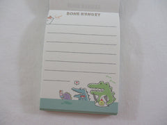 Cute Kawaii Q-Lia Bone Hungry Crocs Mini Notepad / Memo Pad - Stationery Design Writing Collection