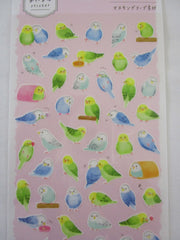 Cute Kawaii MW Animaru  Seal Series - P - Bird Sticker Sheet - for Journal Planner Craft
